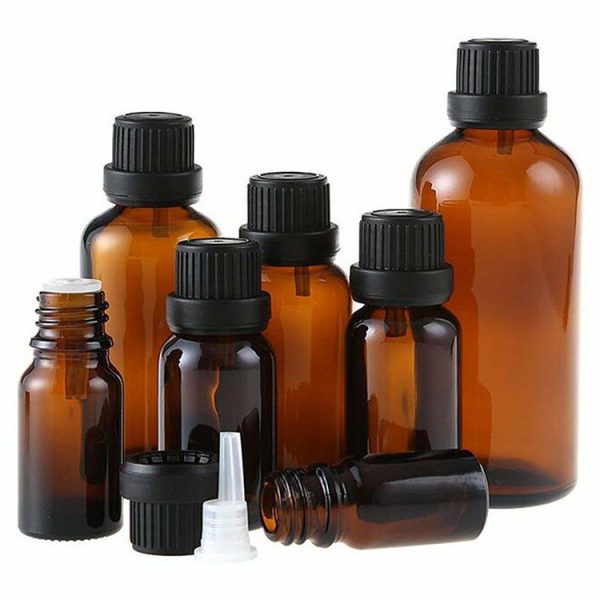 5ml 10ml 15ml 30ml Amber Glass dropper Bottle