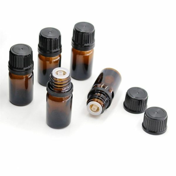 5ml 10ml 15ml 30ml Amber Glass dropper Bottle - Image 2