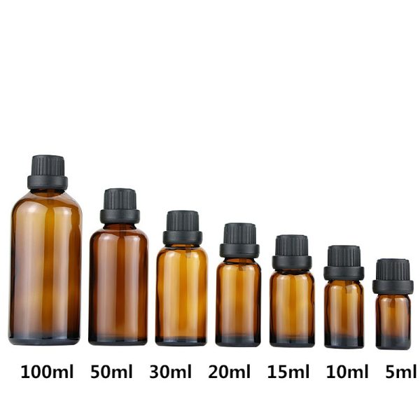 5ml 10ml 15ml 30ml Amber Glass dropper Bottle - Image 4