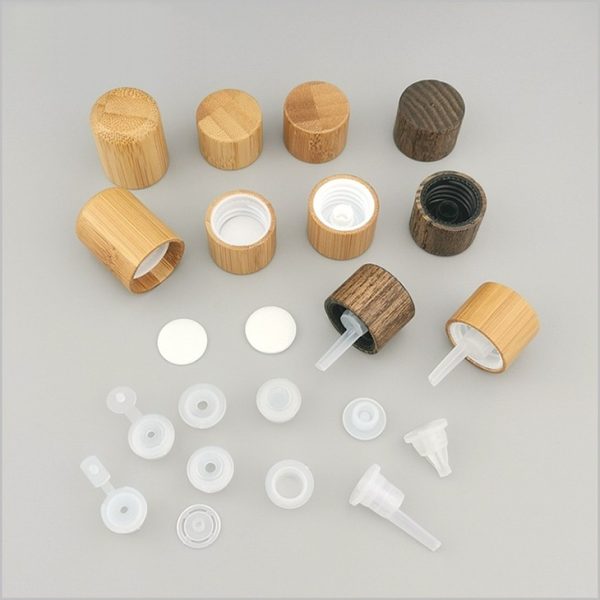 Amber Frosted Glass dropper Bottle - Image 2