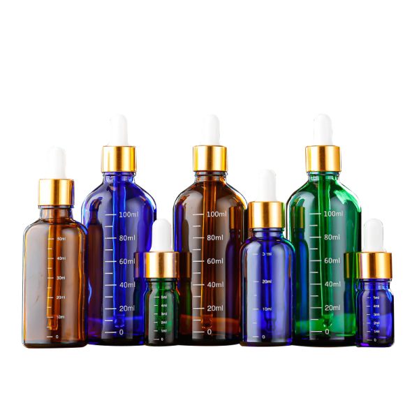 Amber Glass Roller Ball Dropper Bottles for Multi-Functional Use