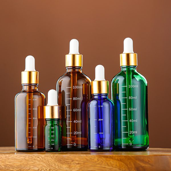 Amber Glass Roller Ball Dropper Bottles for Multi-Functional Use - Image 2