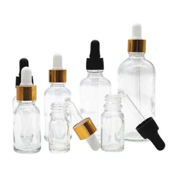 Clear Glass Bottle For dropper