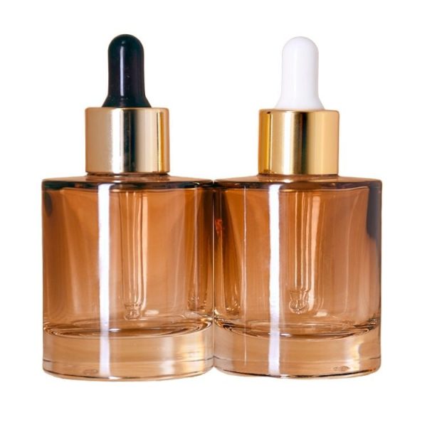 Luxury Custom Logo Dropper Bottle Glass