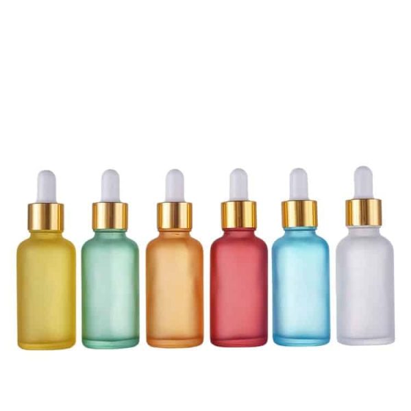 Yellow Green Colorful Pink dropper Bottle