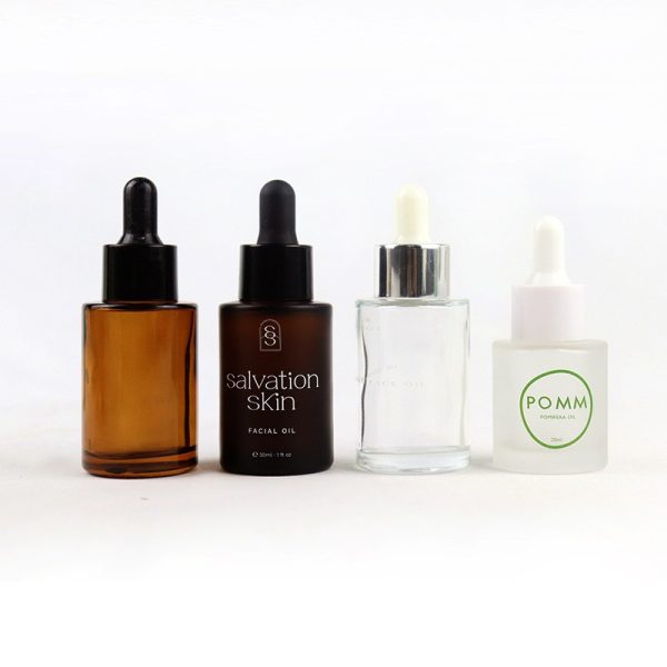 frosted glass dropper bottle with dropper - Image 4