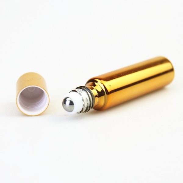 gold dropper glass roller bottles - Image 4