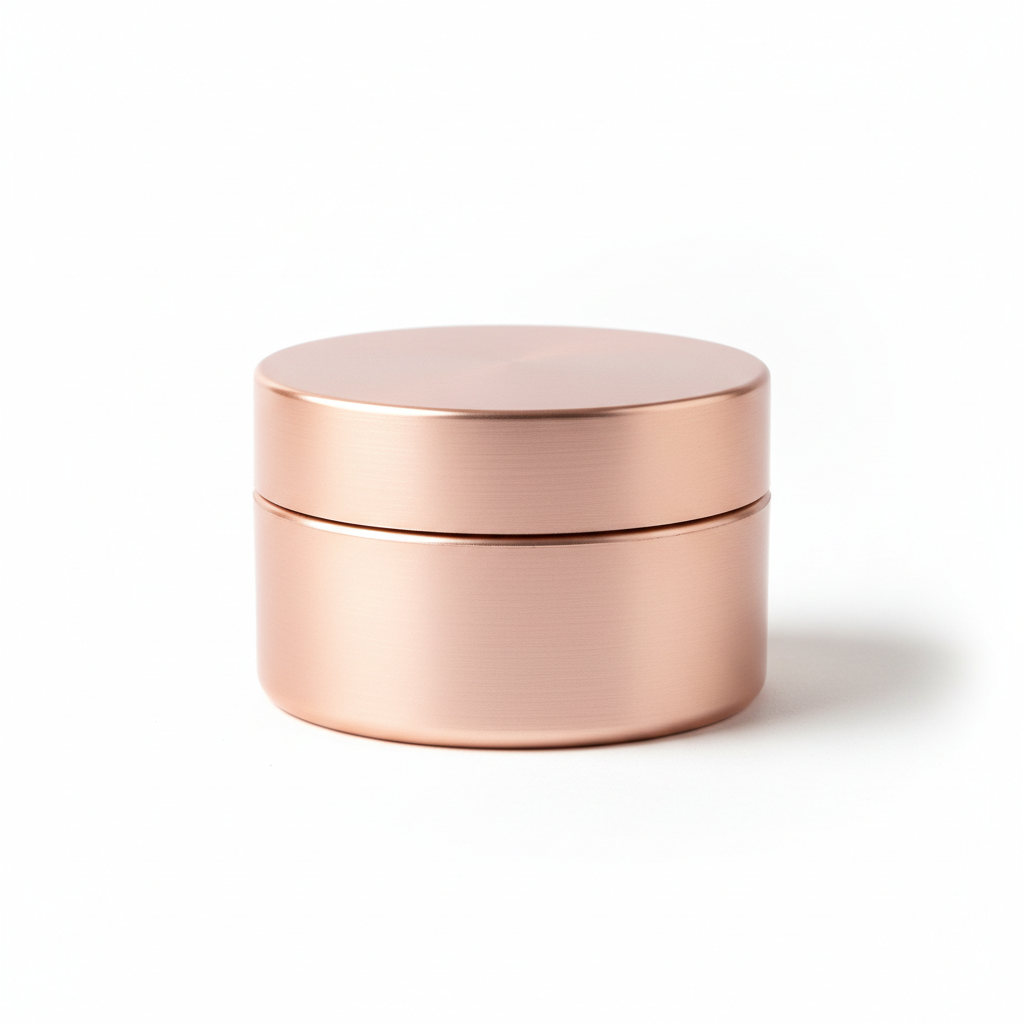 Brushed Rose Gold Aluminium Jar for Body Butter & Scrubs